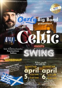 Celtic meets Swing, am 5.April in der Ev. Kirche Lipperreihe